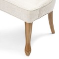 Krzesło Dining Chair George, Antique White, Rich Tweed
