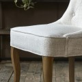Krzesło Dining Chair George, Antique White, Rich Tweed