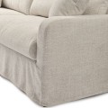 Sofa 3,5- seater sofa Giovanni, Antique White