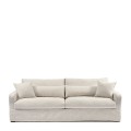 Sofa 3,5- seater sofa Giovanni, Antique White