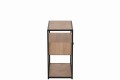25018-3.jpgSzafka nocna Zigzag 1 Drawer Wood/Metal Natural/Black