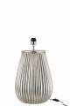 Lampa Foot+Shade Lines Earthenware Silver