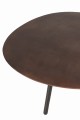 Stolik kawowy Drop Aluminium/Iron Brown Large