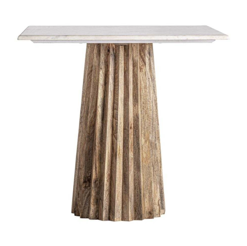 Stół PLISSÉ WOOD BAR TABLE 80 x 80 cm