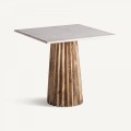 Stół PLISSÉ WOOD BAR TABLE 80 x 80 cm