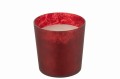 Świeca zapachowa Scented Candle Deluxe Glass Red Medium-80h