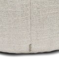 Pufa Pouf Falcone, Antique White, Rich Tweed