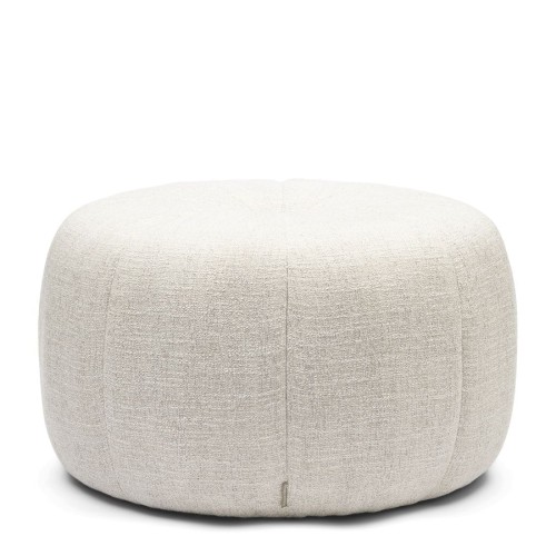 Pufa Pouf Falcone, Antique White, Rich Tweed