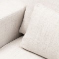 Szezlong Stephen Chaise Longue Left, rich tweed, antique white