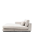 Szezlong Stephen Chaise Longue Left, rich tweed, antique white