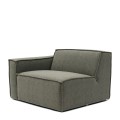 Sofa modułowa Modular Sofa The Jagger, Corner Armrest Left, Pale Green