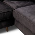 Narożnik Corner Sofa Right Kendall, Grimaldi Grey