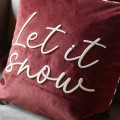 Poszewka dekoracyjna Pillow Cover Let It Snow, 50x50