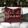 Poszewka dekoracyjna Pillow Cover Let It Snow, 50x50