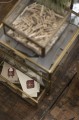 Pojemnik szklany z szufladkami Chest w/3 drawers and lid