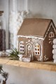 Lampion domek House f/tealight Stillenat Gingerbread door wreath
