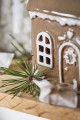 Lampion domek House f/tealight Stillenat Gingerbread door wreath