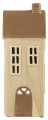 Lampion domek House f/tealight 2 windows plain facade