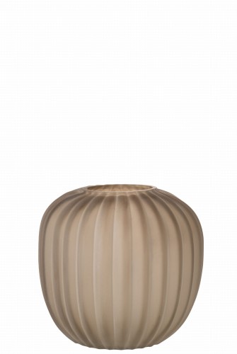 Waza Stripe Sand Glass Light Brown