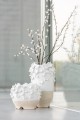 Waza Anemone Ceramic White/Beige Large