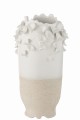 Waza Anemone Ceramic White/Beige Large