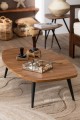 Stolik kawowy Rectangular Recycle Teak Natural