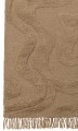Dywan Tufted Curves/Fringes Wool Beige