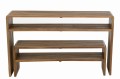 Konsole zestaw 2 Recycle Teak Natural