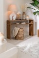 Konsole zestaw 2 Recycle Teak Natural