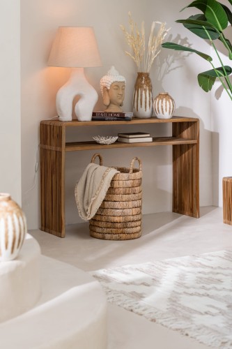 Konsole zestaw 2 Recycle Teak Natural