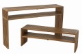 Konsole zestaw 2 Recycle Teak Natural