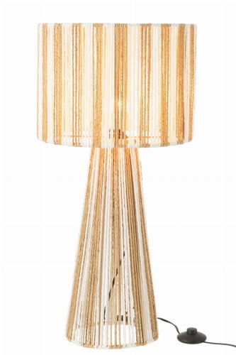 Lampa Stripes Strings Metal/Paper White/Natural