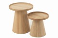 Stoliki zestaw Round+Edges Wood Natural