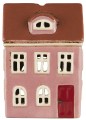 Lampion domek House f/tealight Nyhavn arched dormer window red door