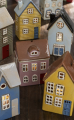Lampion domek House f/tealight Thorshavn red facade