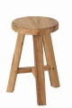 Stołek Round Recycled Teak Natural