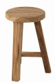 Stołek Round Recycled Teak Natural