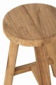 Stołek Round Recycled Teak Natural