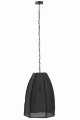 Lampa Pear Linen/Iron Black Large