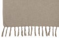 Pled Fringes Cotton Taup 130 x 180