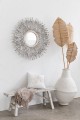 Pled Fringes Cotton Taup 130 x 180