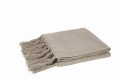 Pled Fringes Cotton Taup 130 x 180