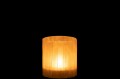 Lampion Lines Glass/Resin Wit Medium