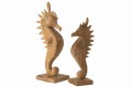 Rzeźba Sea Horse Mia Wood Natural Large