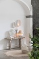 Rzeźba Coral On Stand Polyresin Off White