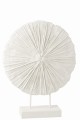 Rzeźba Coral On Stand Polyresin Off White