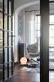 Fotel Relax Cushion On Frame Textile/Metal Extra Light Grey