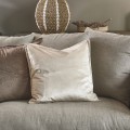 Poszewka dekoracyjna Pillow Cover Velvet, Natural, 50x50