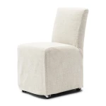 Krzesło Dining Chair Firenze, Antique White, Rich Tweed