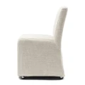 Krzesło Dining Chair Firenze, Antique White, Rich Tweed